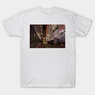 Graffiti Lane at Night Time T-Shirt